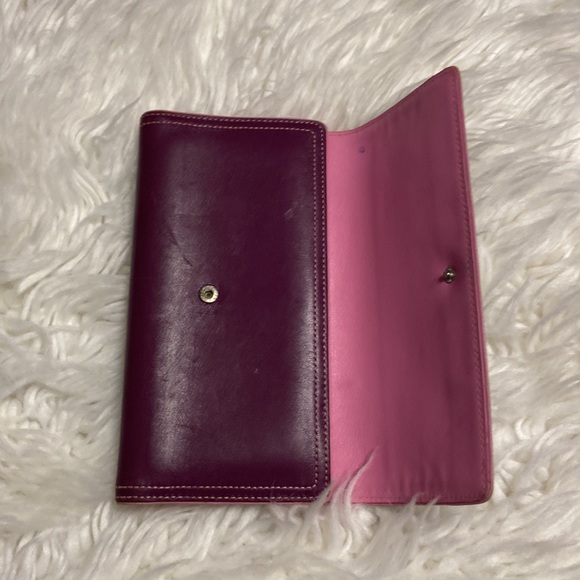 COACH Purple Leather Wallet used in good condition size in pictures - Picture 11 of 16